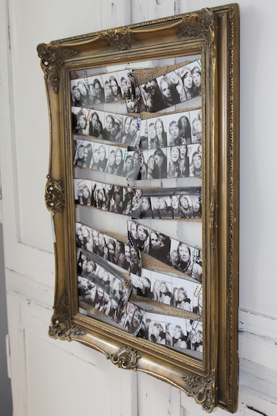 Fotowand Aus Einem Bilderrahmen Und Polaroids Selber Machen