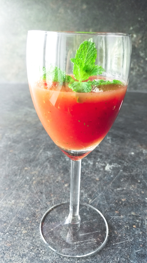 Wassermelonen Cocktail Smoothie Annefaktur.de