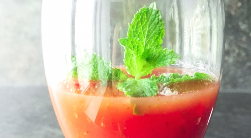 Wassermelonen Cocktail Smoothie Annefaktur.de