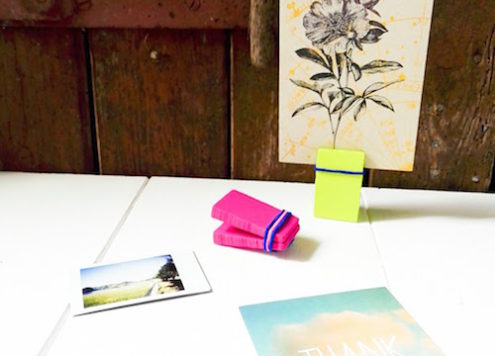 Fotohalter, Baumarkt, Montagekeil, Bastelblog, Berlin, Annefaktur, DIY, Do it Yourself, Schöner Wohnen, Sekundenkleber, Urlaubserinnerungen, Grußkarte, Bilder