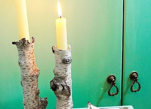 Kerzenhalter, Birkenäste, Wald, Naturmaterial, DIY-Blog, Bastelblog, Annefaktur, selbermachen, Bastelideen, Beton, Gips, Zement, Herbstdeko, Herbst, Weihnachten, Weihnachtsdeko