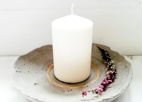 Beton, Deko, Schale, Beton-Schale, Zement, Herbstdeko, Basteln, DIY, Do it yourself, Berlin, Blog, Annefaktur, Weihnachtsdeko, Winterzeit, Winterbasteln, Kerzen, Heidekraut