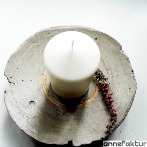 Beton, Deko, Schale, Zement, Herbstdeko, Basteln, DIY, Do it yourself, Berlin, Blog, Annefaktur, Weihnachtsdeko, Winterzeit, Winterbasteln, Kerzen, Heidekraut