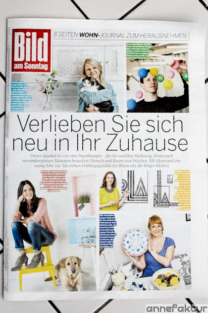 BILD am Sonntag, Annefaktur, DIY, Basteln, Frühlingsdeko, Stempeln, Schale, Berlin, Blogger, Pastell